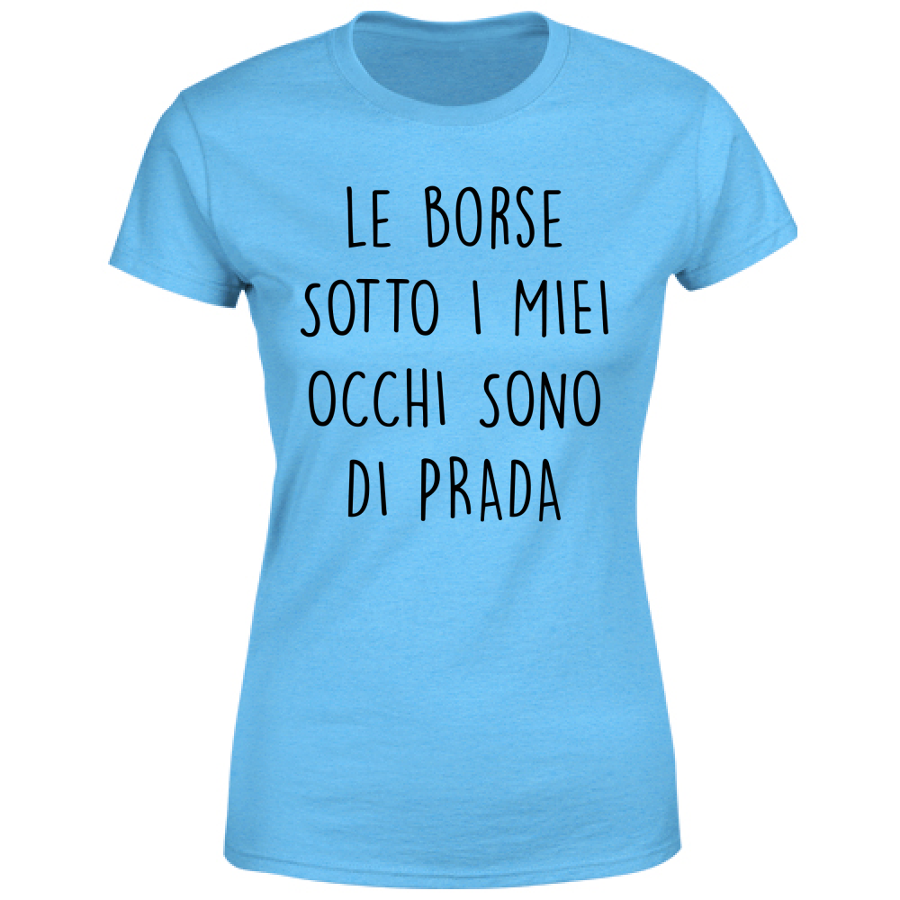 T-Shirt Donna Borse - Scritte Divertenti - Chiara