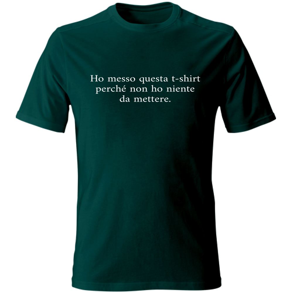 T-Shirt Unisex Non ho niente da mettere