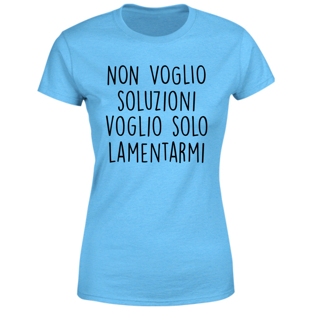 T-Shirt Donna Soluzioni - Scritte Divertenti - Chiara