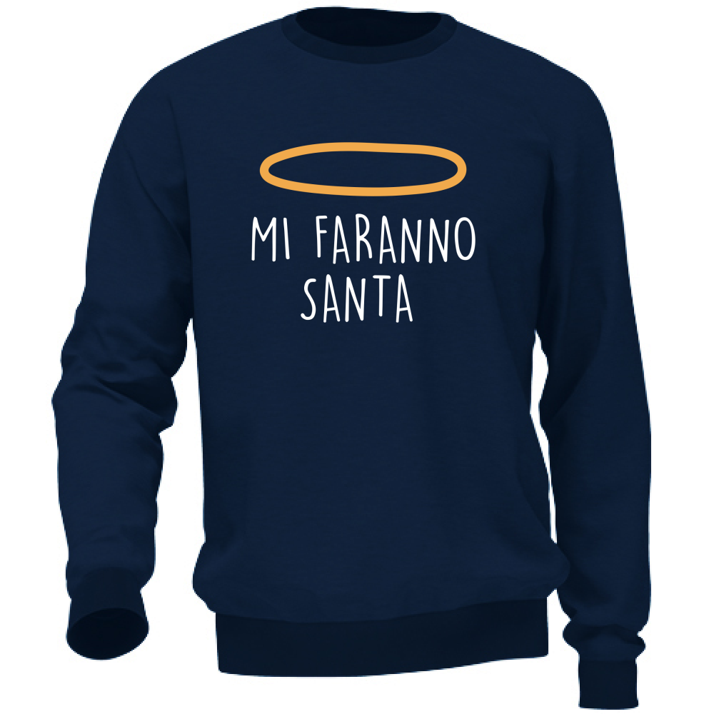 Felpa Unisex Mi faranno santa - Scritte Divertenti