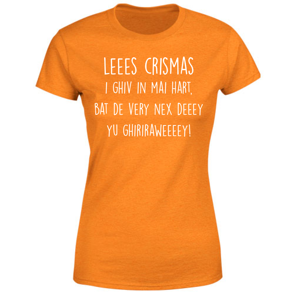 T-Shirt Donna Leees Crismas