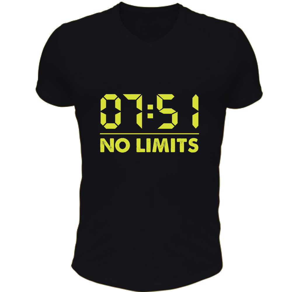 T-Shirt Unisex Scollo V 7:51 no limits