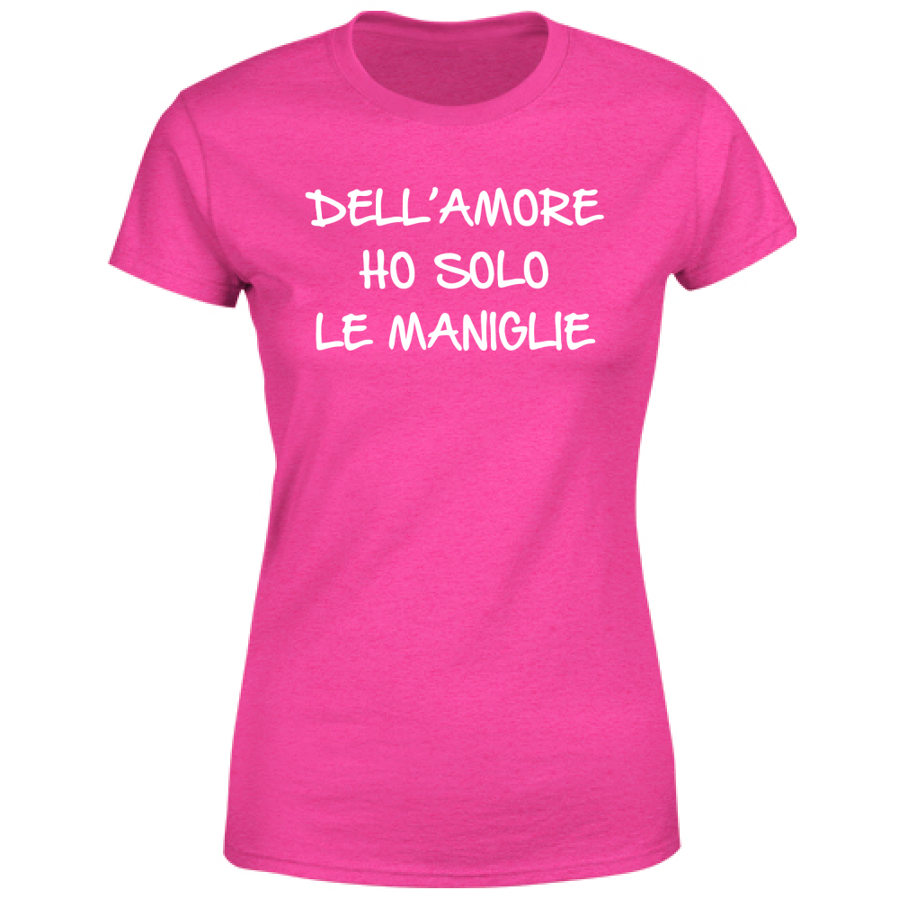 T-Shirt Donna Maniglie dell'amore - Scritte Divertenti