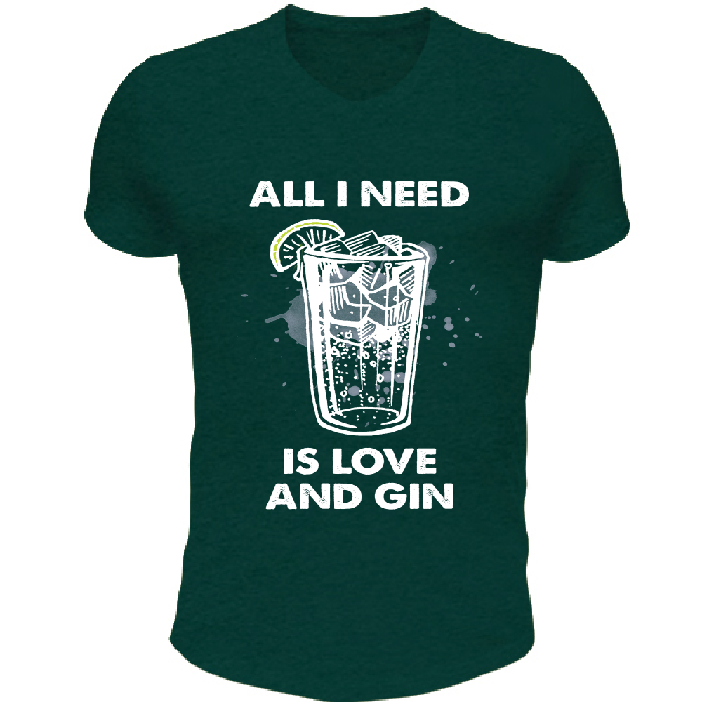 T-Shirt Unisex Scollo V All i need