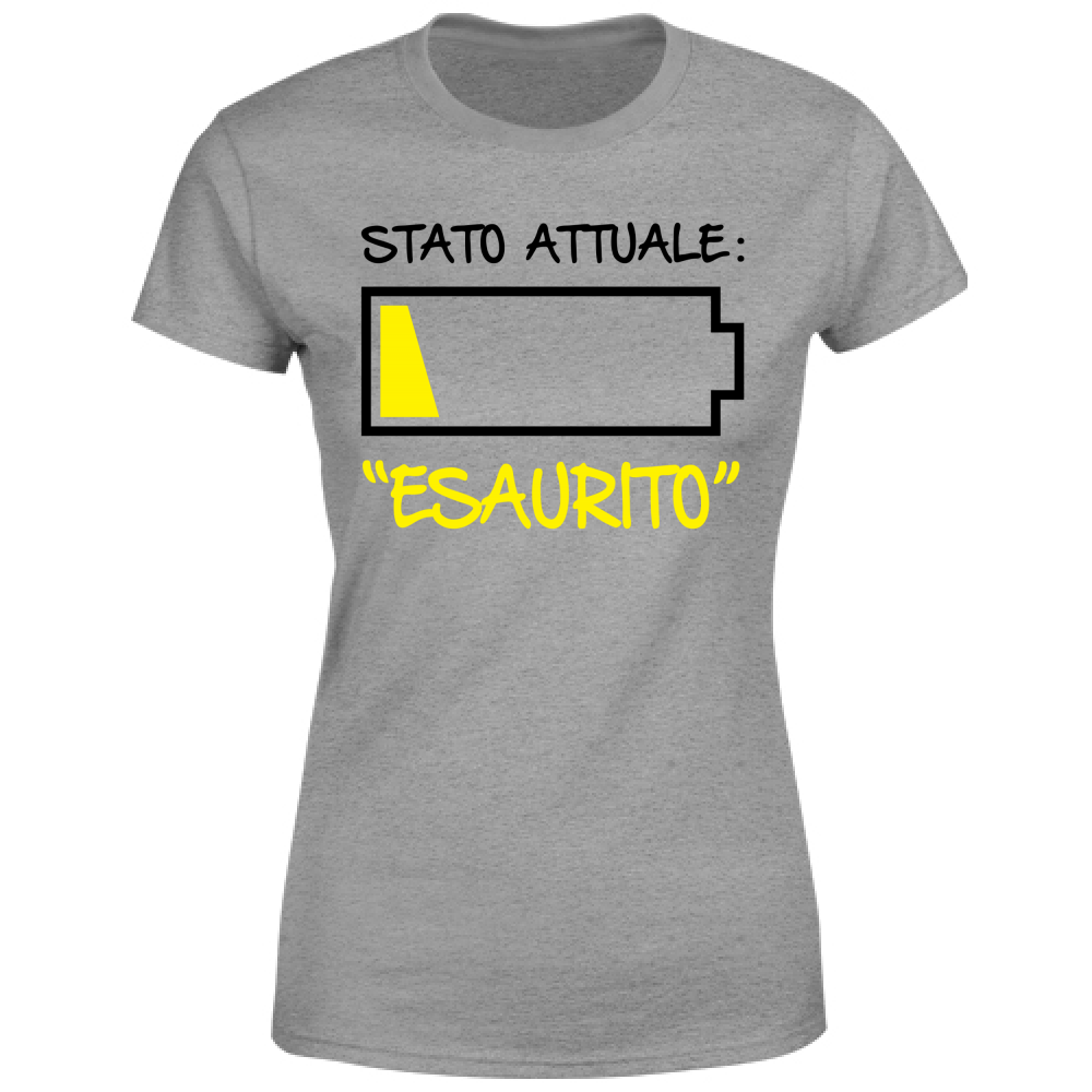 T-Shirt Donna Stato attuale M - Scritte Divertenti - Chiara