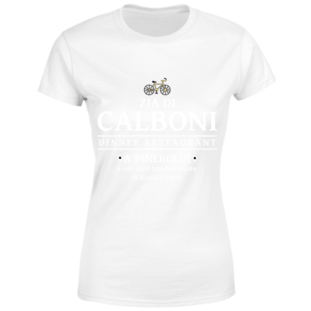 T-Shirt Donna Zia di Calboni Restaurant