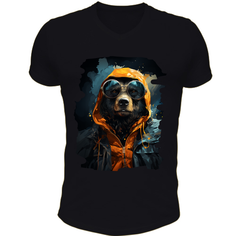 T-Shirt Unisex Scollo V Bear from Miami