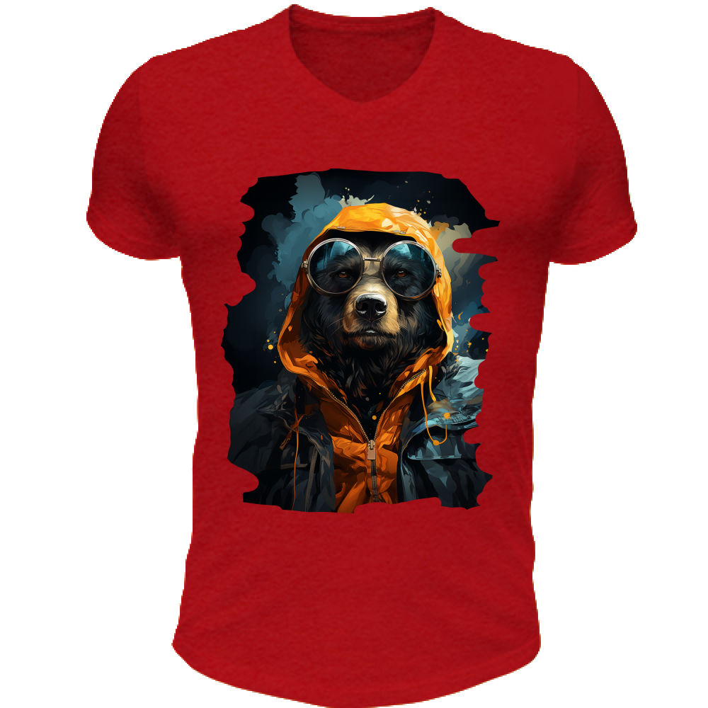 T-Shirt Unisex Scollo V Bear from Miami