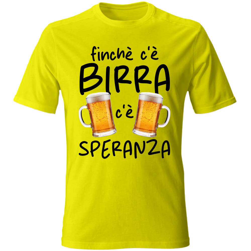 T-Shirt Unisex Speranza - Scritte Divertenti - Chiara