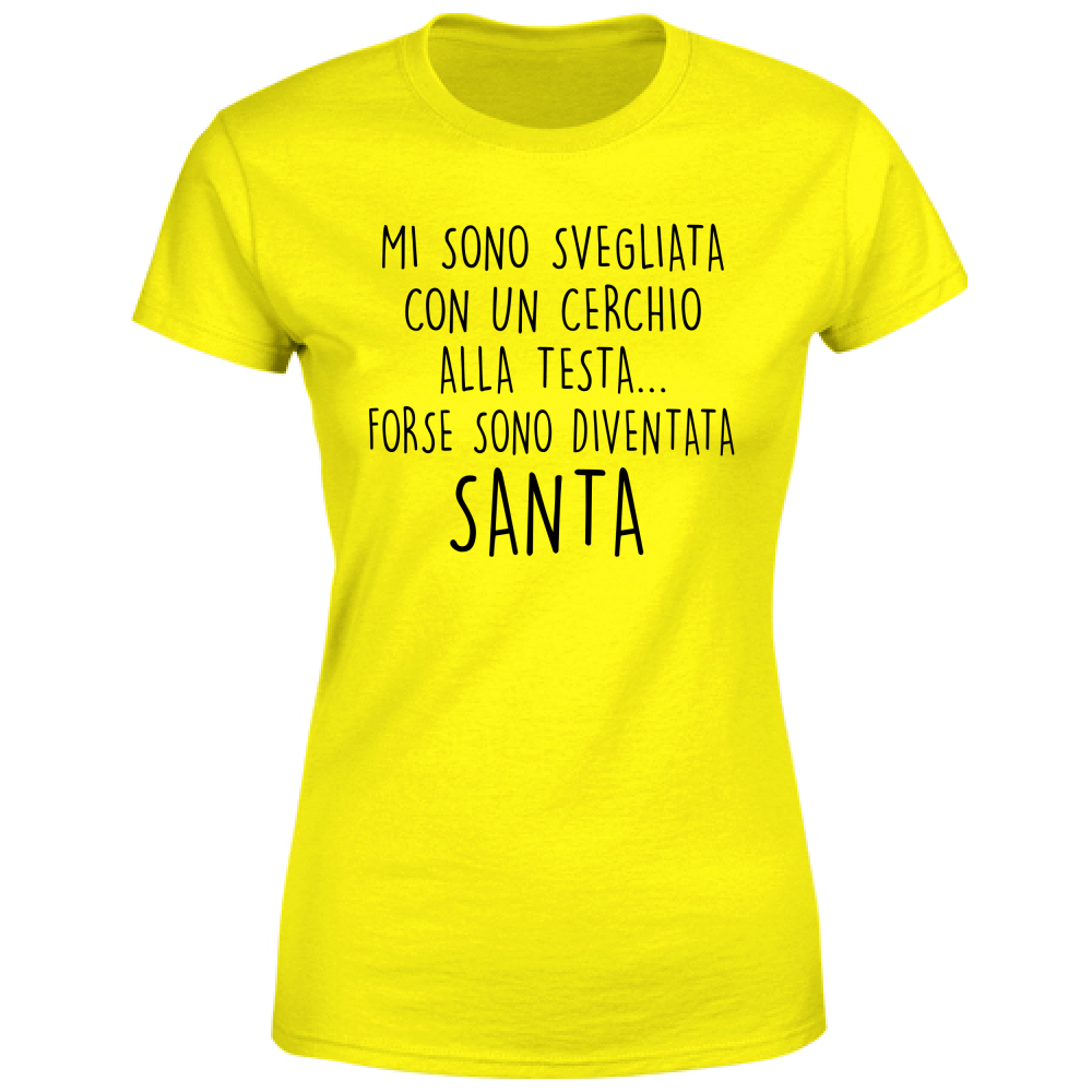 T-Shirt Donna Cerchio alla testa - Scritte Divertenti - Chiara