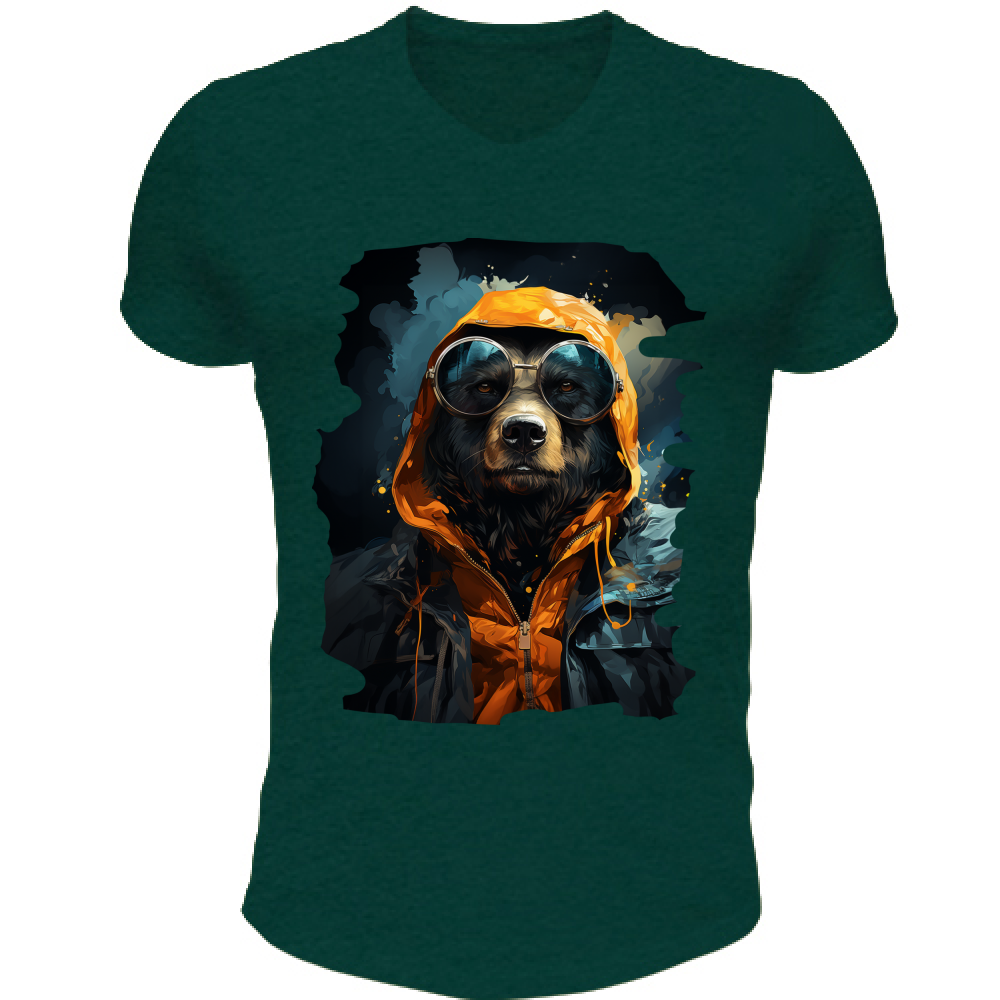 T-Shirt Unisex Scollo V Bear from Miami
