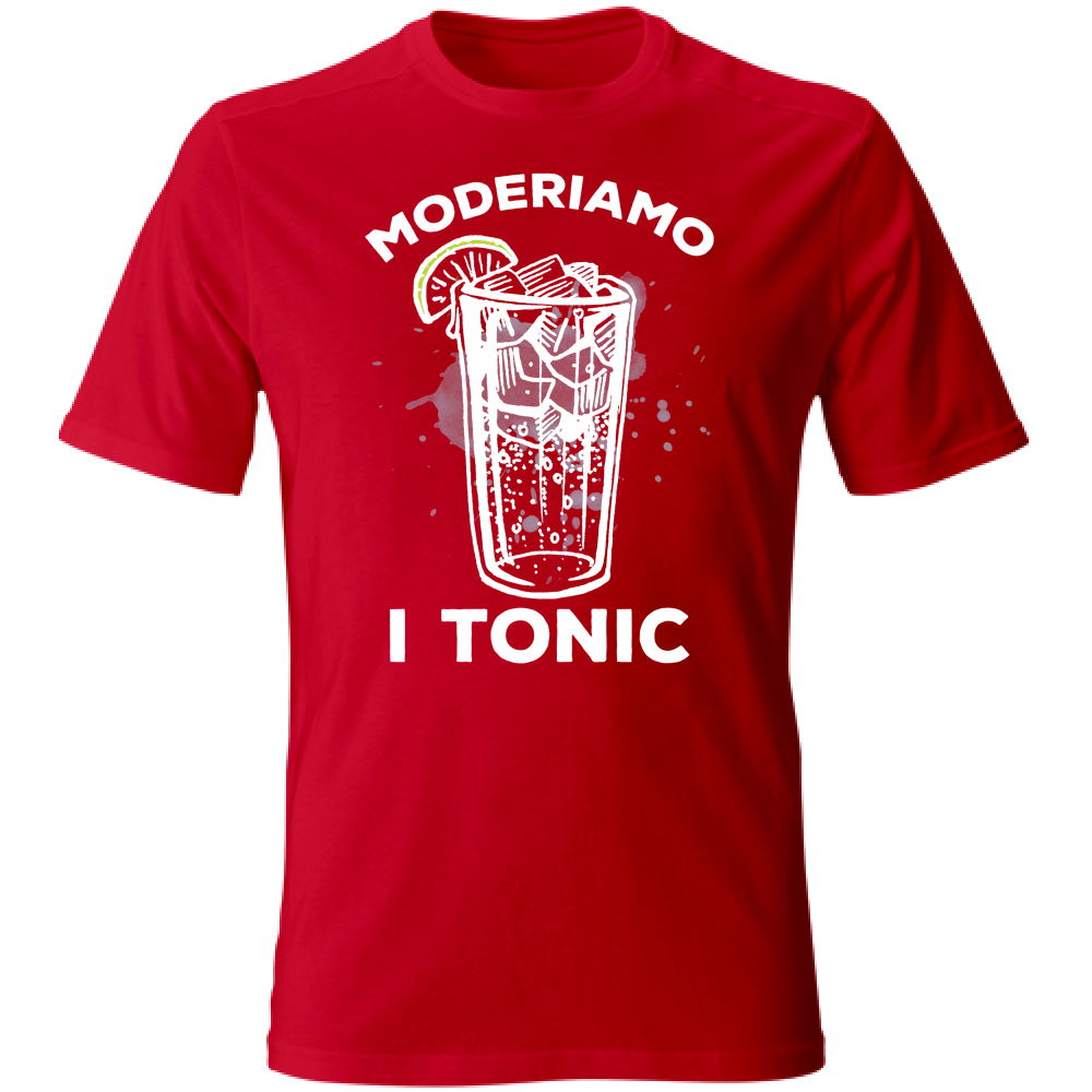 T-Shirt Unisex Large Moderiamo i Tonic