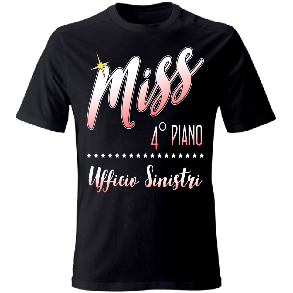 T-Shirt Unisex Miss 4° piano