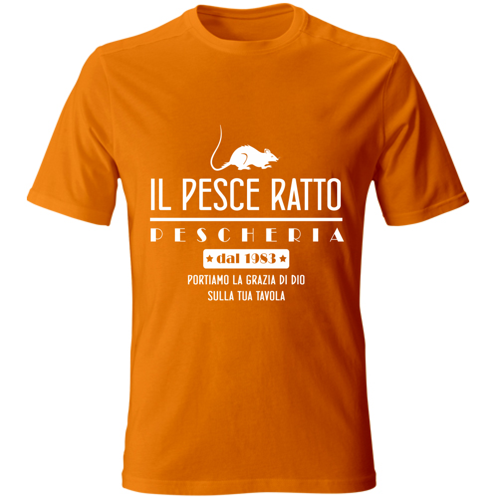 T-Shirt Unisex Pescheria Il Pesce Ratto