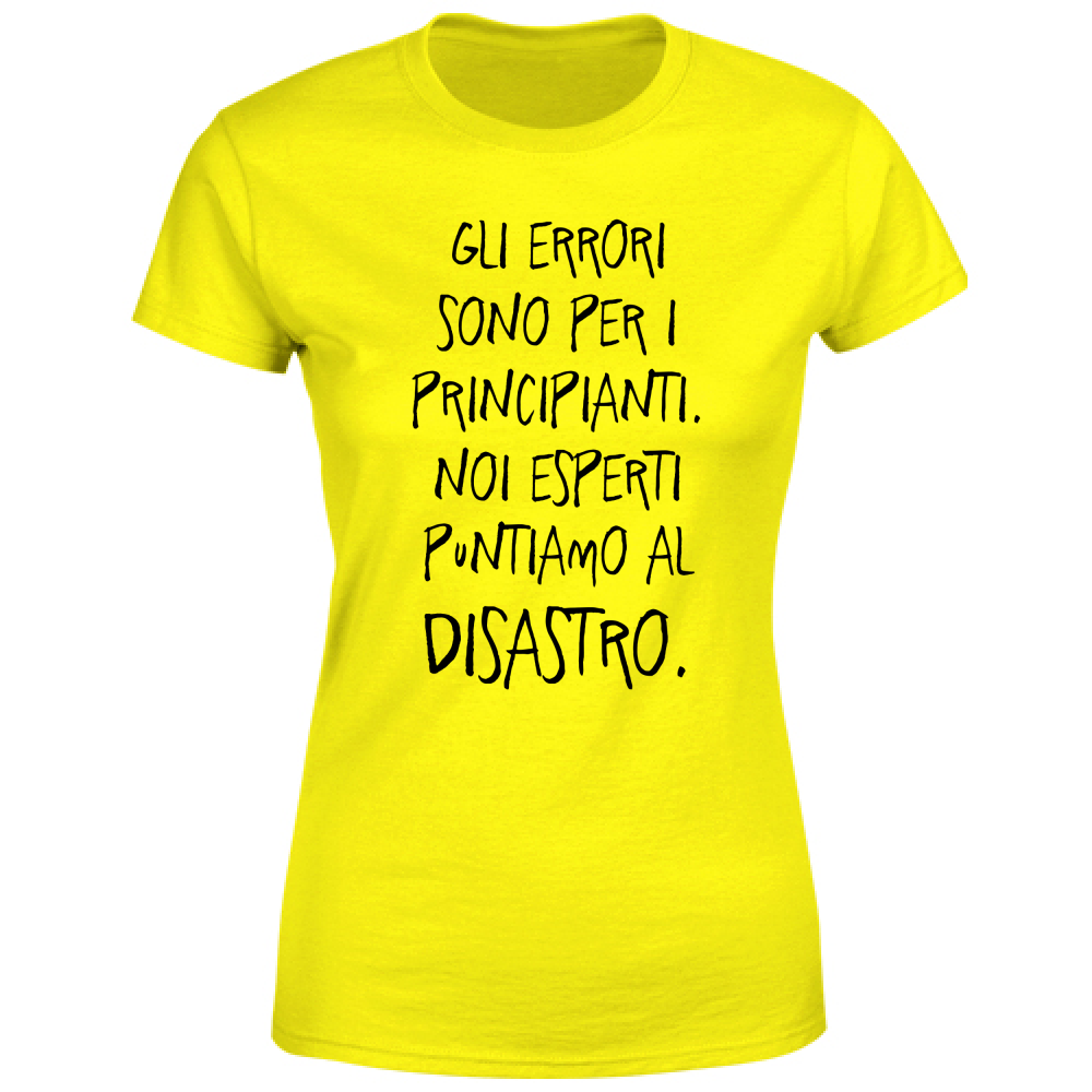 T-Shirt Donna Noi esperti - Scritte Divertenti - Chiara