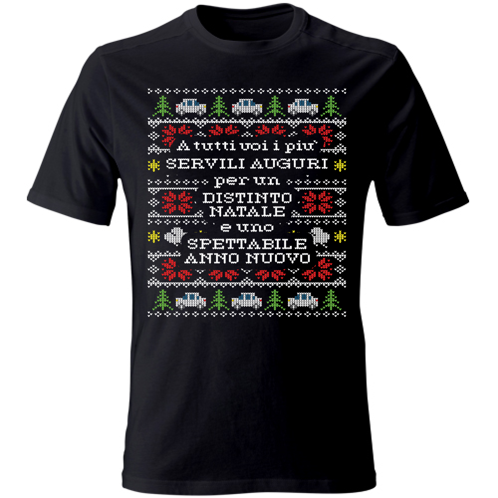 T-Shirt Unisex Servili Auguri Natale