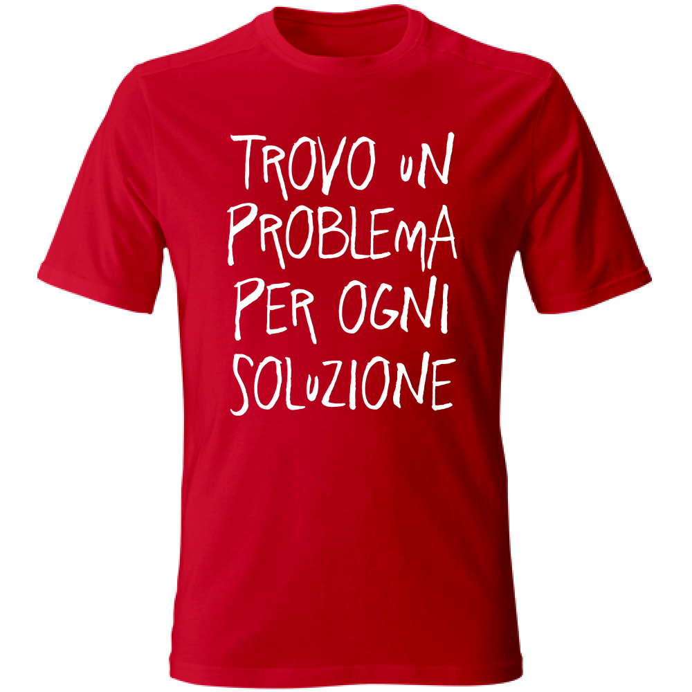 T-Shirt Unisex Soluzione - Scritte Divertenti