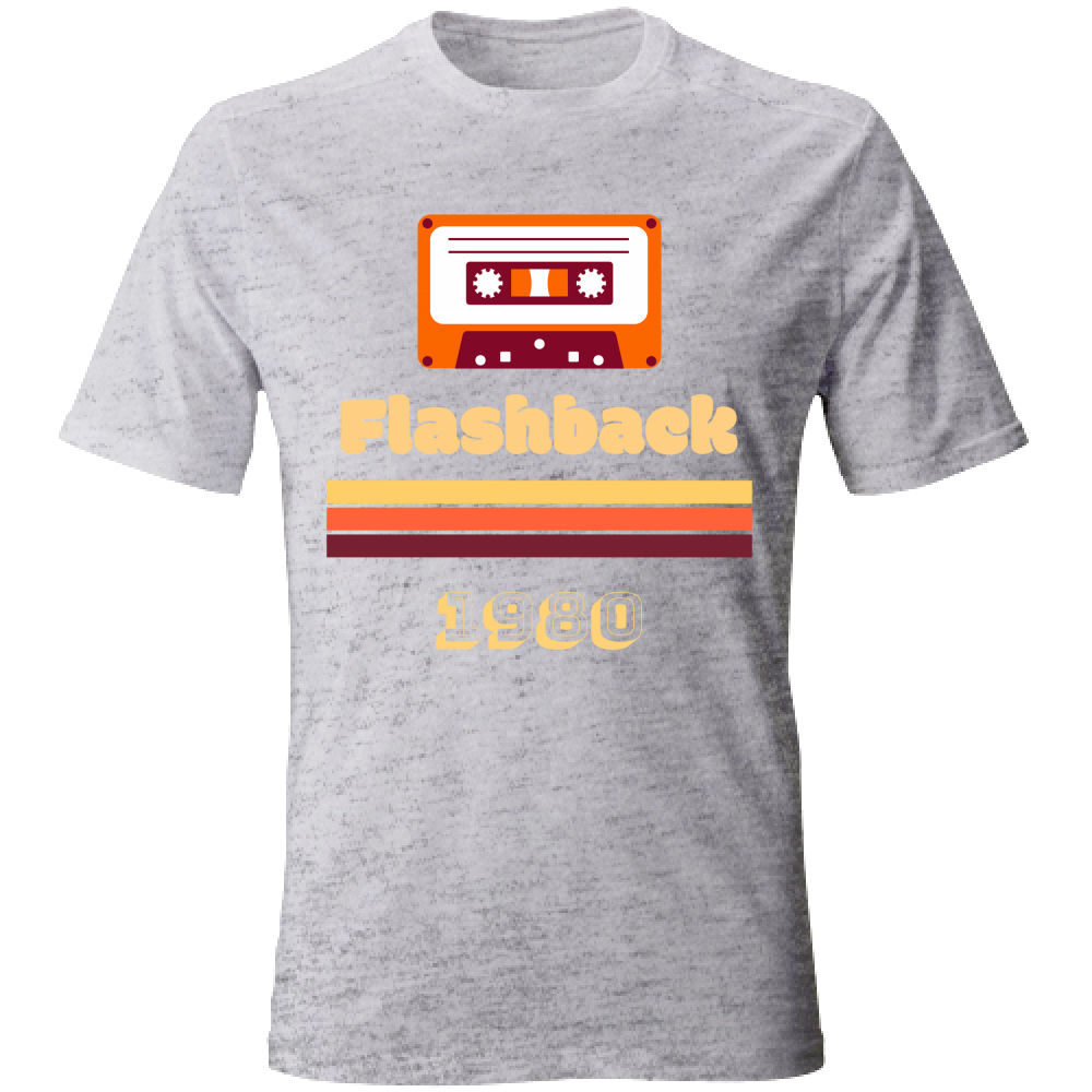 T-Shirt Unisex Flashback Retro - Personalizzabile