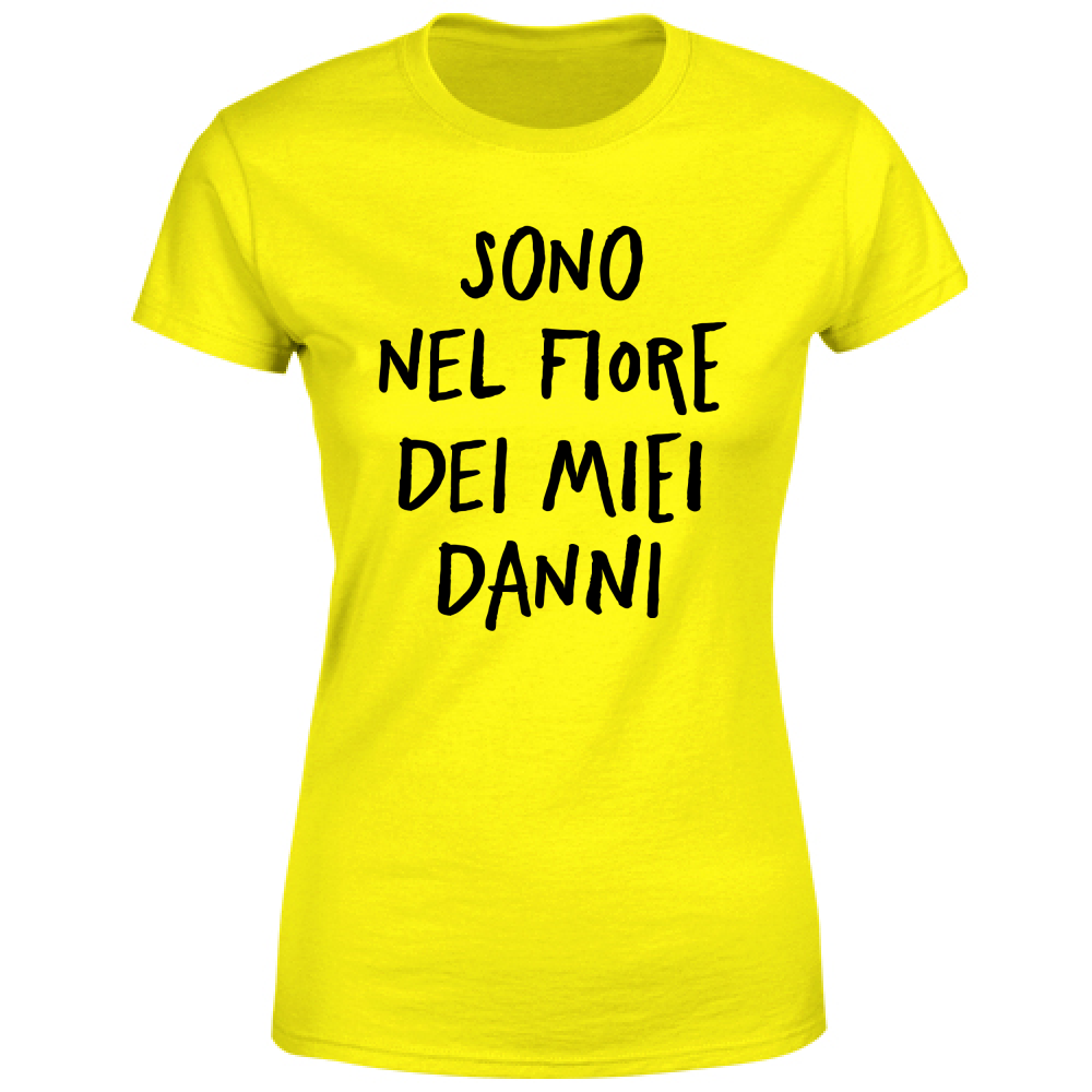 T-Shirt Donna Nel fiore - Scritte Divertenti - Chiara