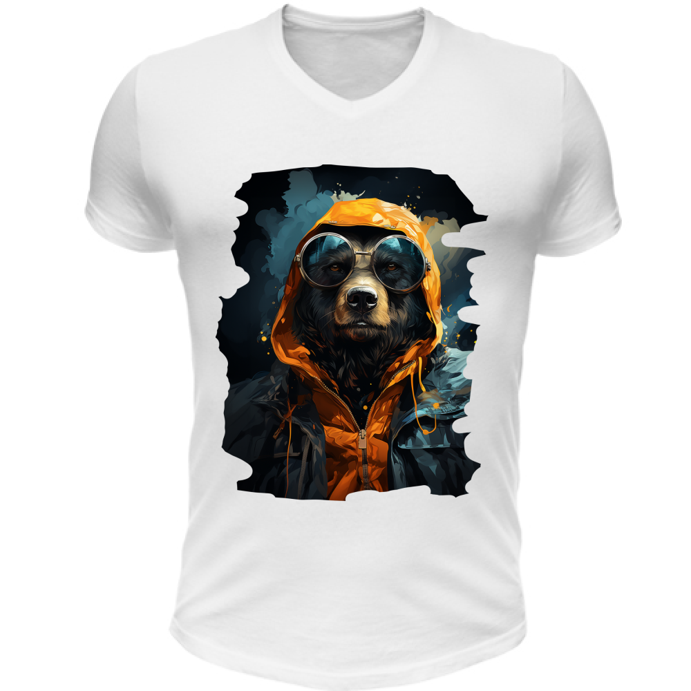 T-Shirt Unisex Scollo V Bear from Miami
