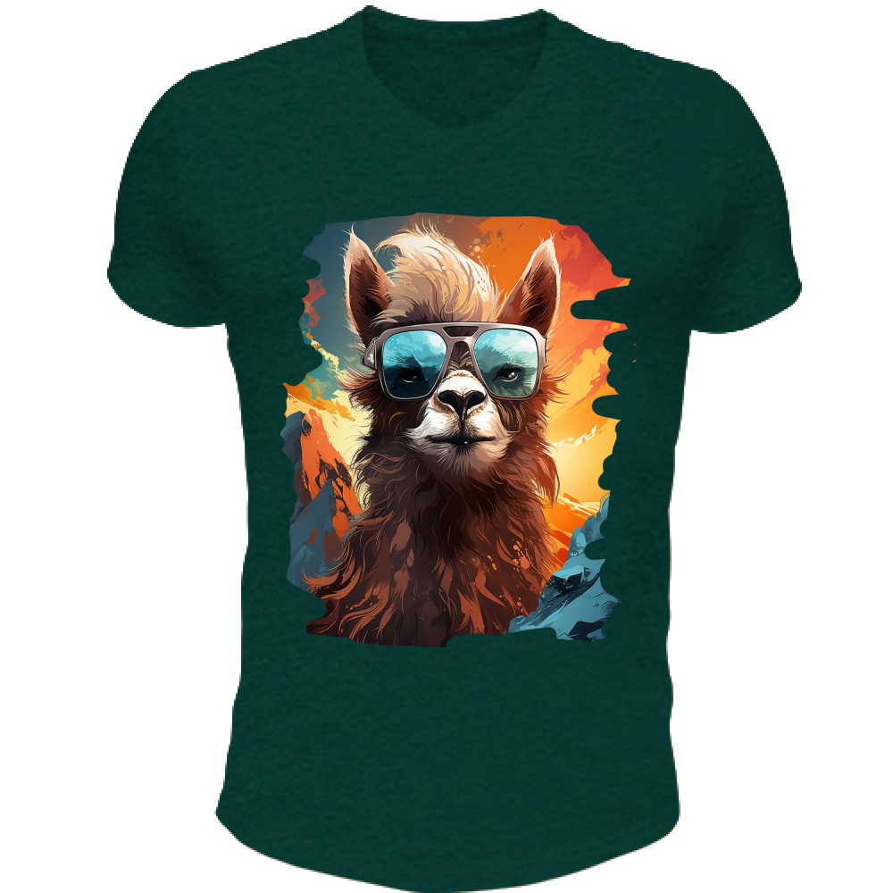 T-Shirt Unisex Scollo V Lama from Miami