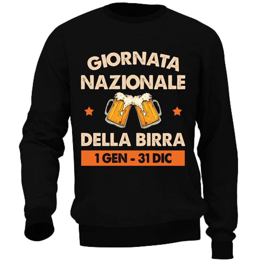 Felpa Unisex Giornata nazionale della birra