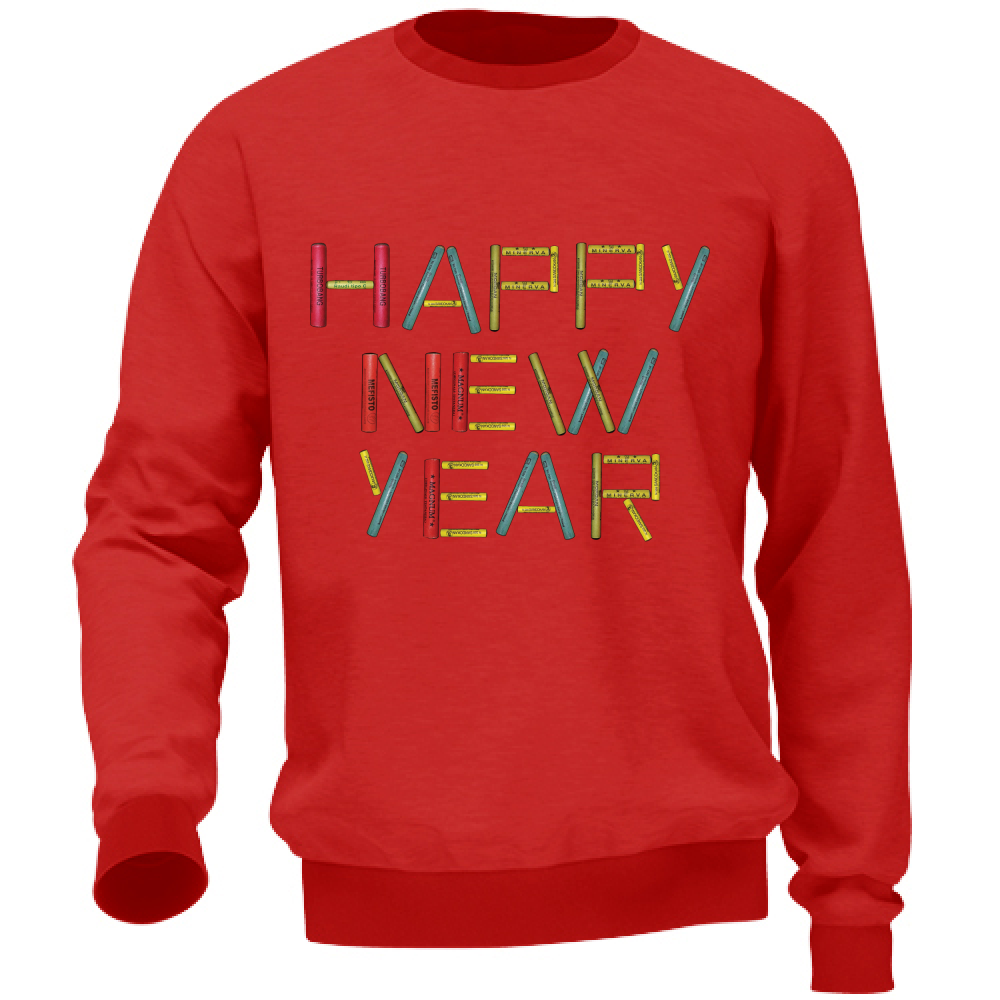 Felpa Unisex Happy New Year