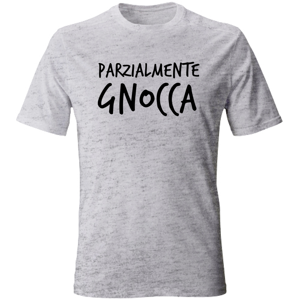 T-Shirt Unisex Parzialmente - Scritte Divertenti - Chiara