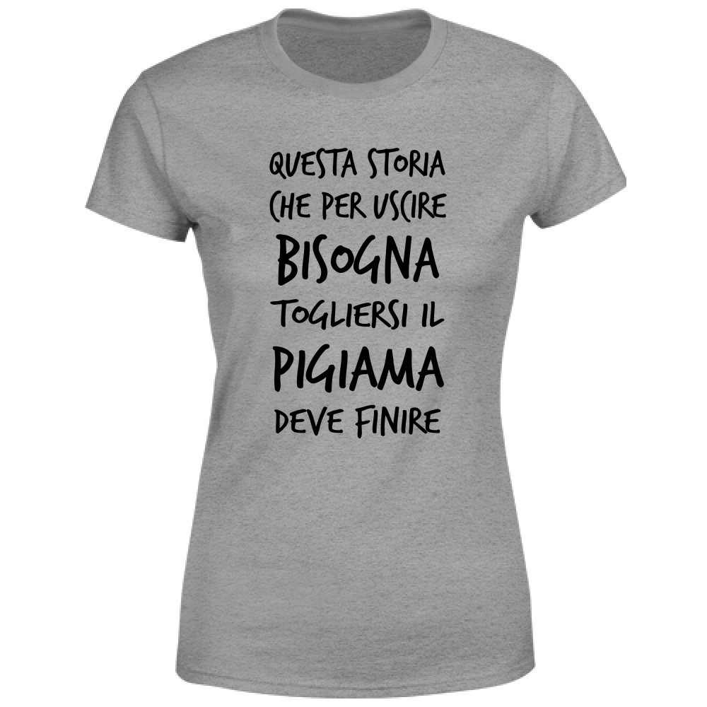 T-Shirt Donna Pigiama - Scritte Divertenti - Chiara