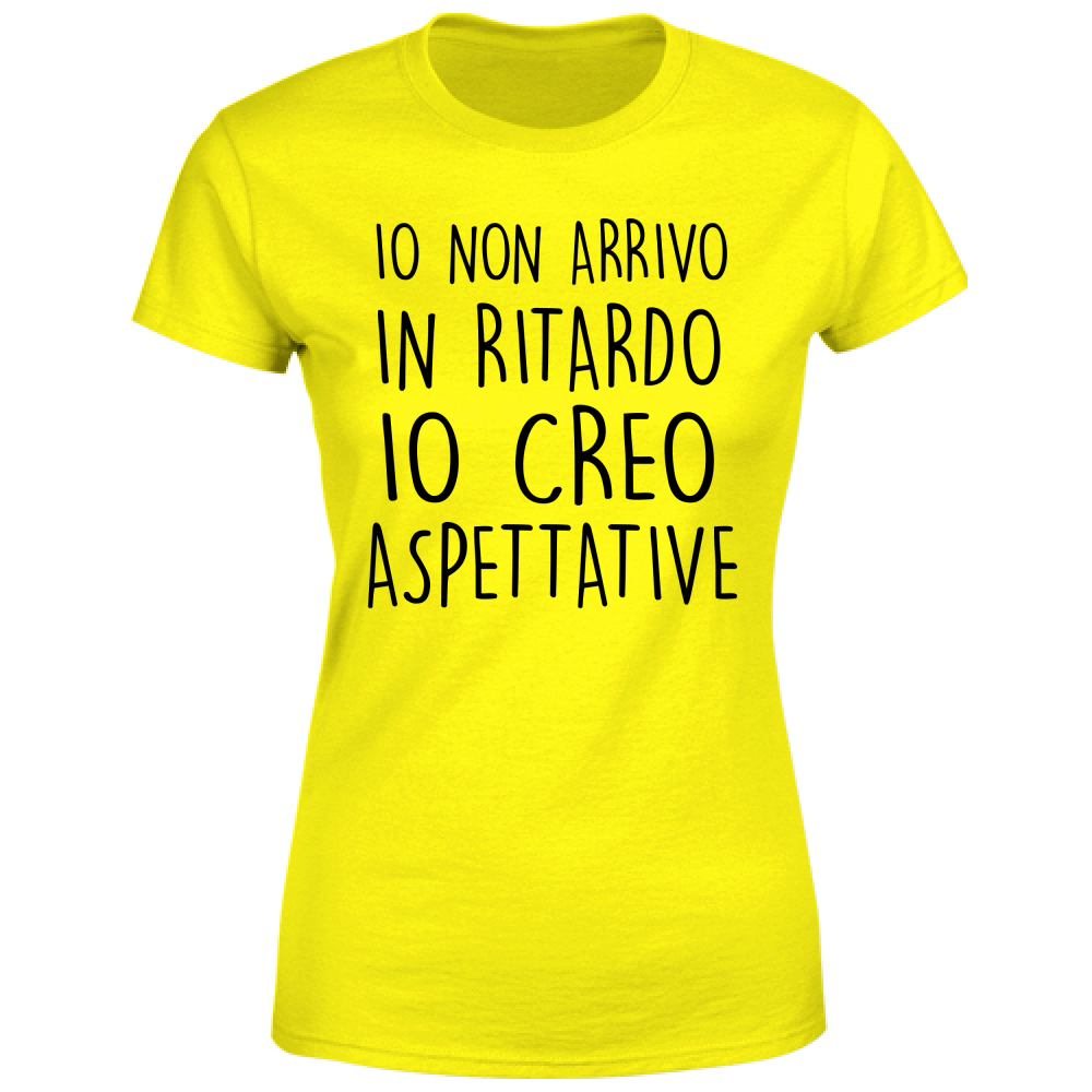 T-Shirt Donna Ritardo - Scritte Divertenti - Chiara