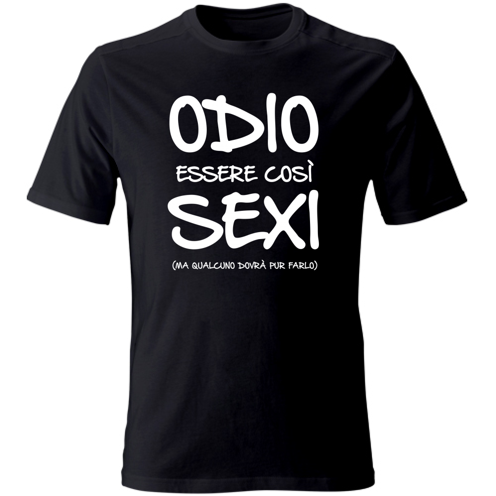 T-Shirt Unisex Large Essere Sexy - Scritte Divertenti