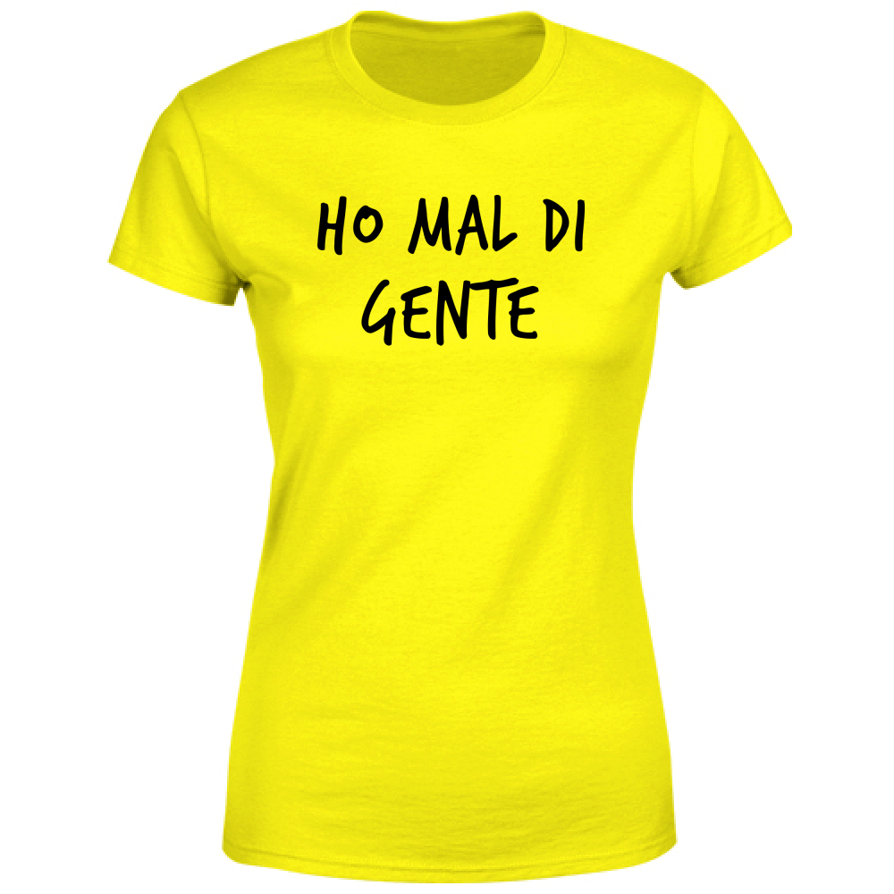 T-Shirt Donna Gente - Scritte Divertenti - Chiara