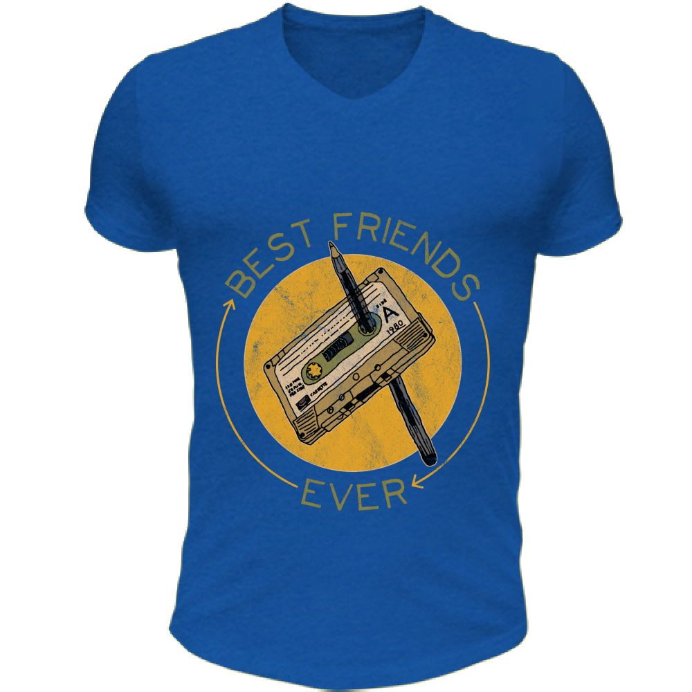 T-Shirt Unisex Scollo V Best Friends