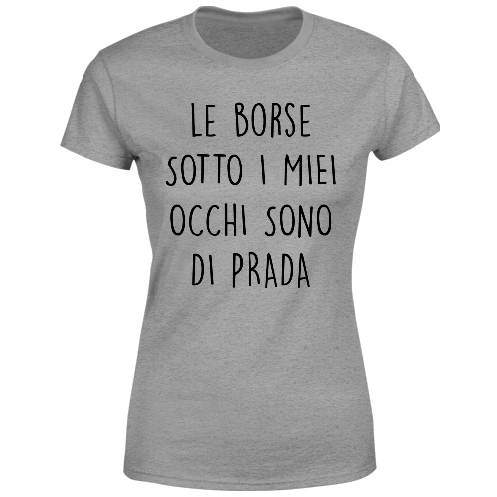 T-Shirt Donna Borse - Scritte Divertenti - Chiara