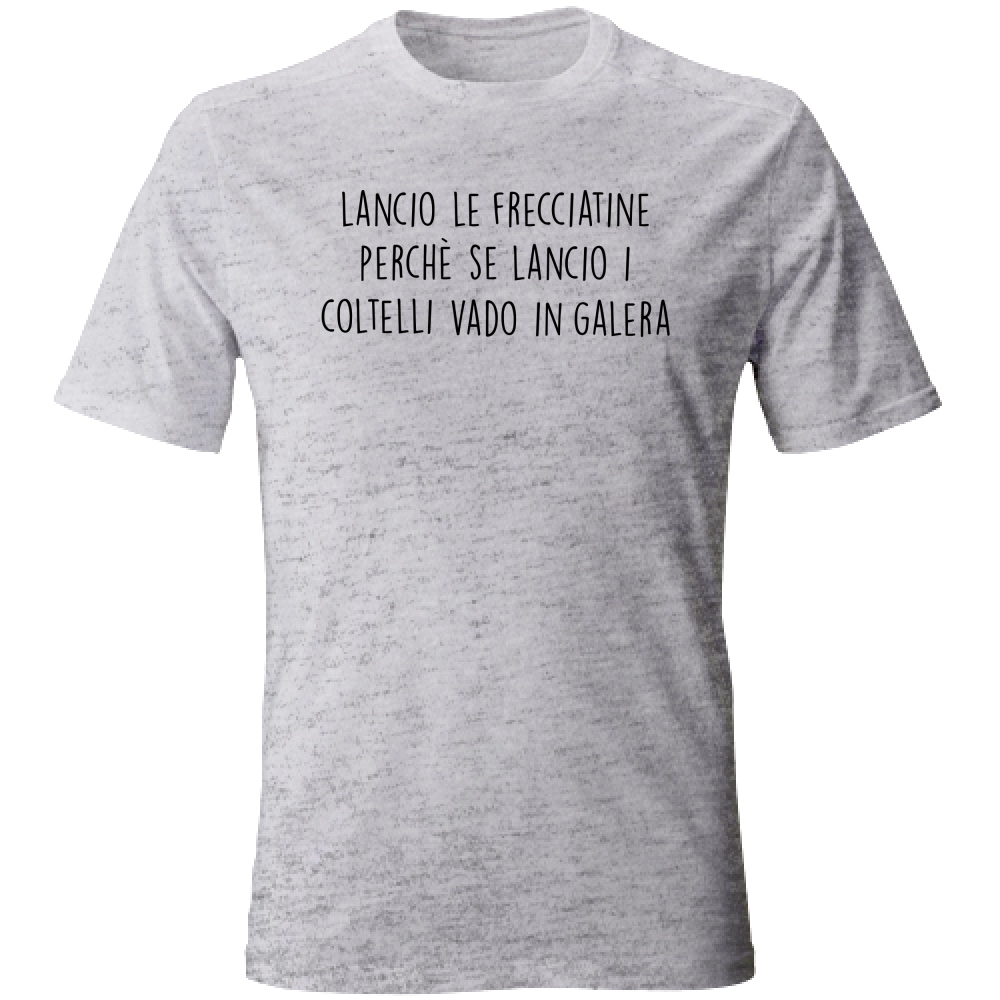 T-Shirt Unisex Frecciatine - Scritte Divertenti - Chiara