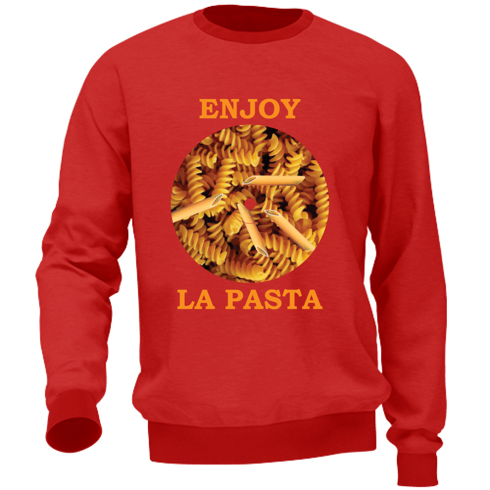 Felpa Unisex Enjoy La Pasta