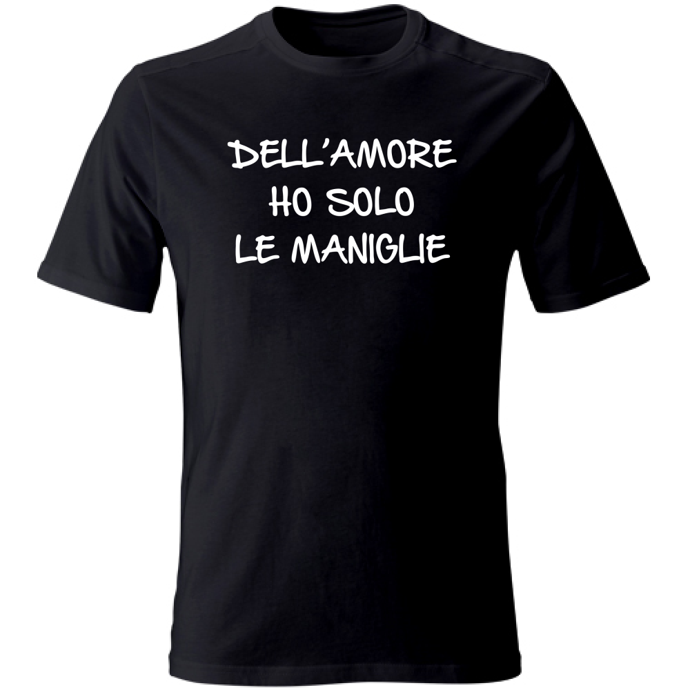 T-Shirt Unisex Maniglie dell'amore - Scritte Divertenti