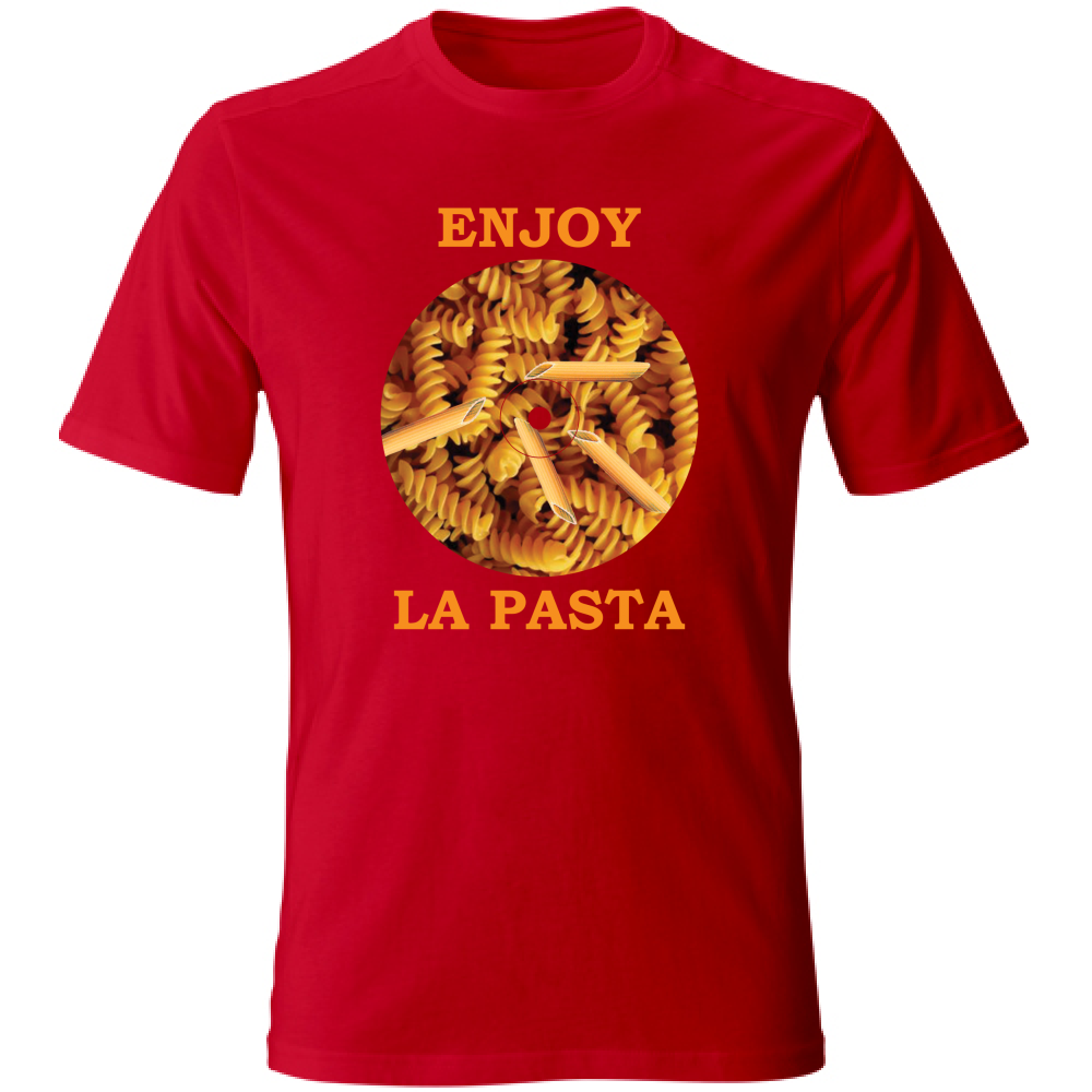 T-Shirt Unisex Large Enjoy La Pasta