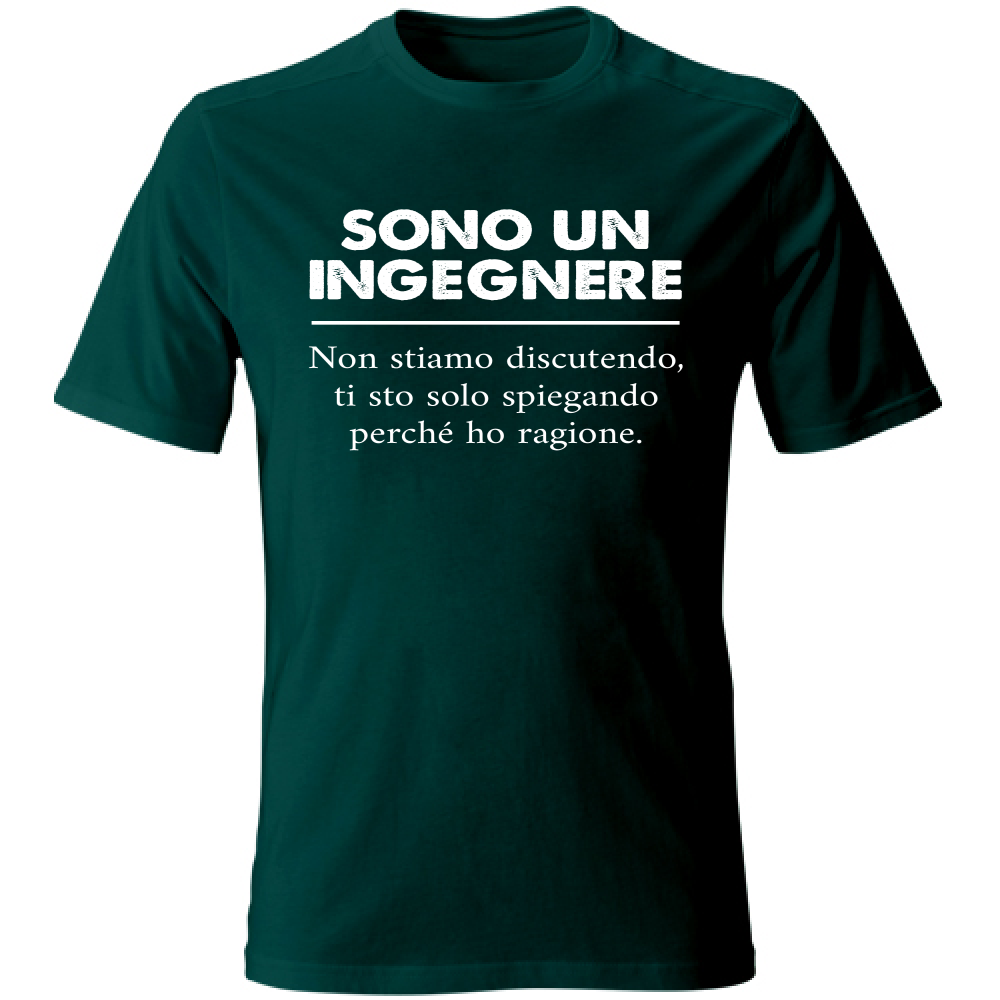 T-Shirt Unisex Sono un Ingegnere - ho ragione