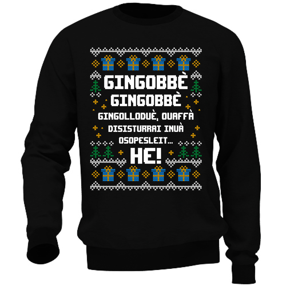 Felpa Unisex Gingobbè Ugly Christmas V3