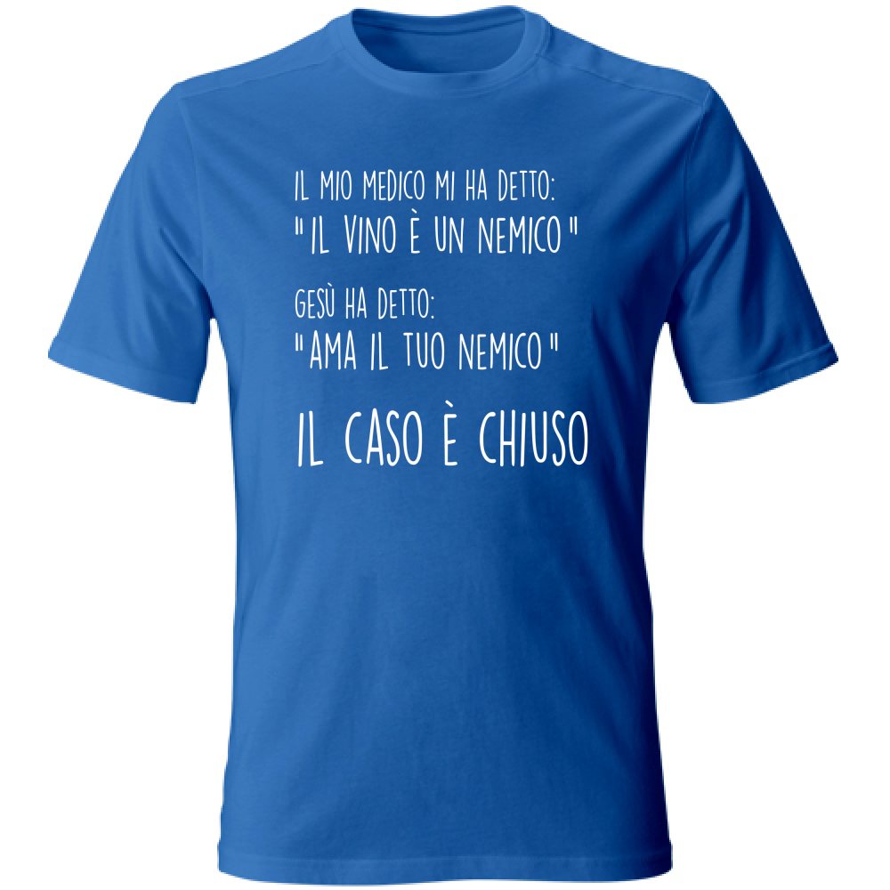 T-Shirt Unisex Il caso è chiuso - Scritte Divertenti