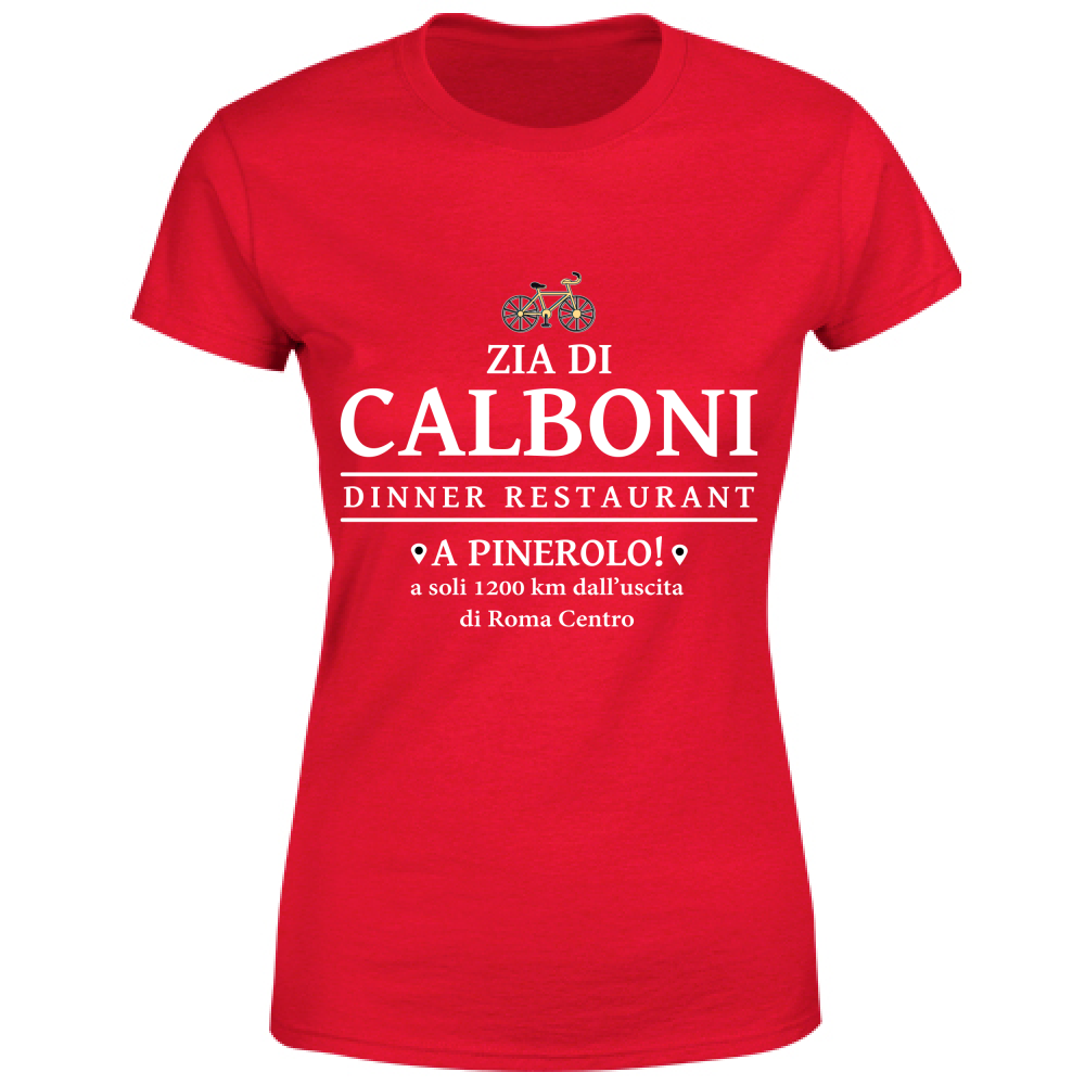 T-Shirt Donna Zia di Calboni Restaurant