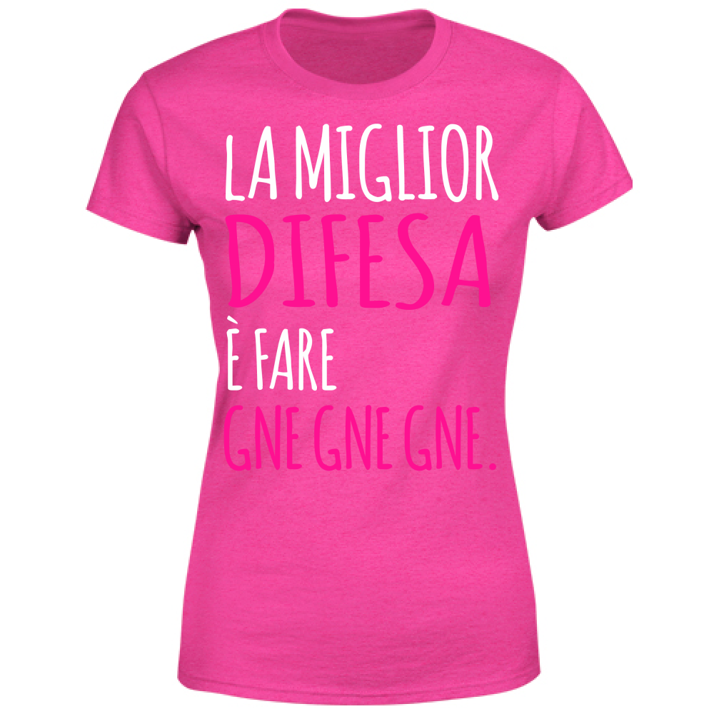 T-Shirt Donna Gne Gne Gne - Scritte Divertenti - Scura