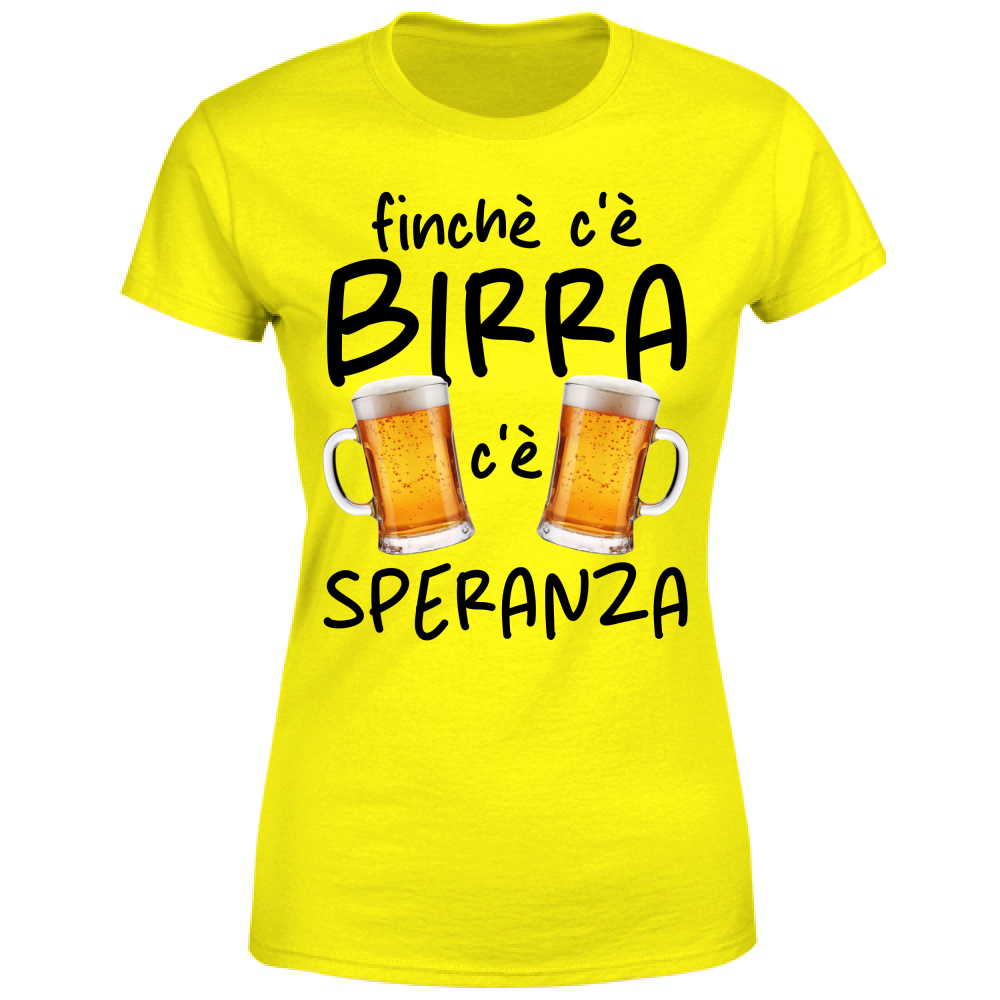 T-Shirt Donna Speranza - Scritte Divertenti - Chiara