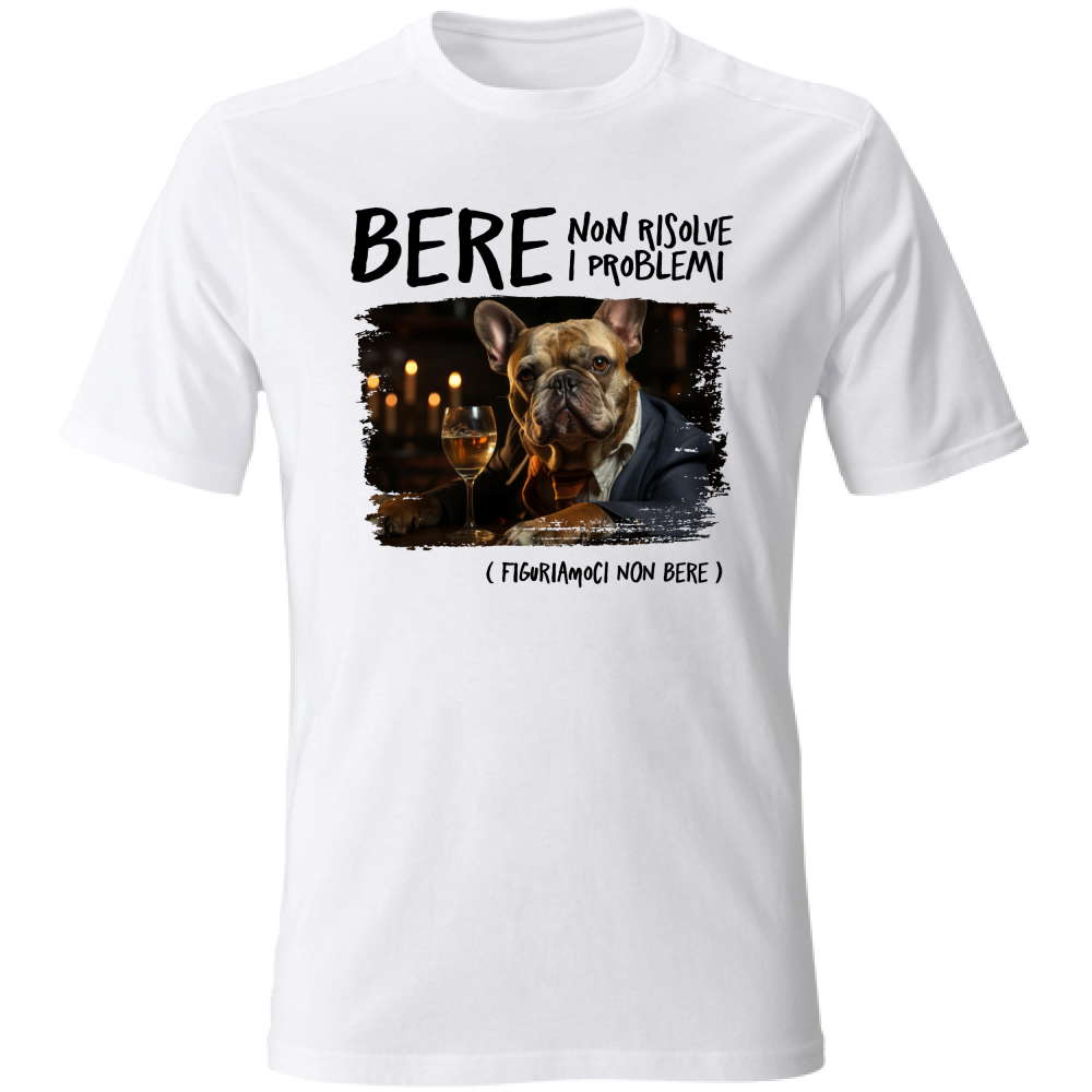 T-Shirt Unisex Bere - Scritte Divertenti - Chiara