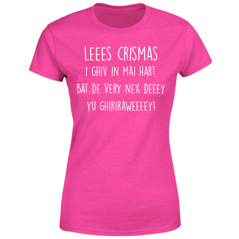 T-Shirt Donna Leees Crismas