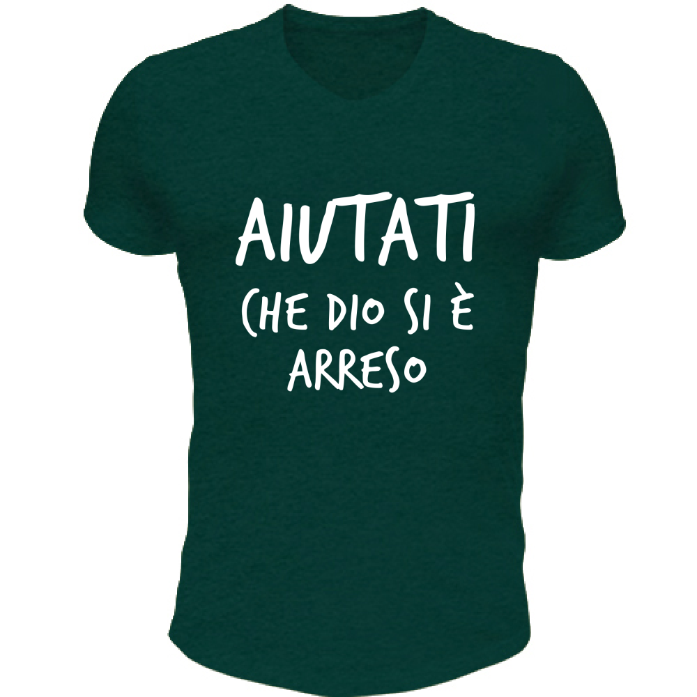 T-Shirt Unisex Scollo V Arreso - Scritte Divertenti