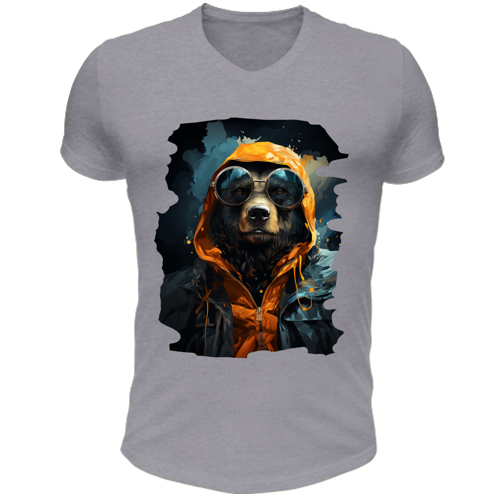 T-Shirt Unisex Scollo V Bear from Miami