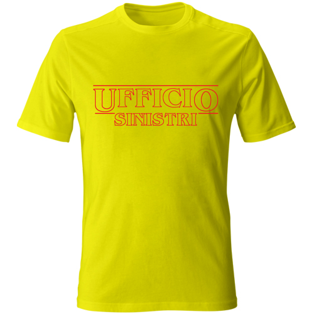 T-Shirt Unisex Strange Ufficio Sinistri