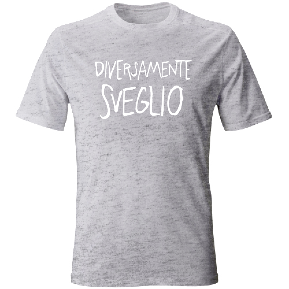 T-Shirt Unisex Diversamente sveglio - Scritte Divertenti